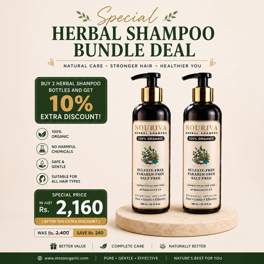 🌿 Nouriva Herbal Shampoo — Buy 2 & Get 10% Extra Discount😍
