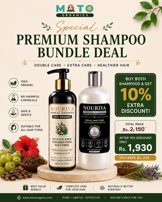 🌿 Nouriva Premium Shampoo Bundle — Buy Both & Get 10% Extra Discount